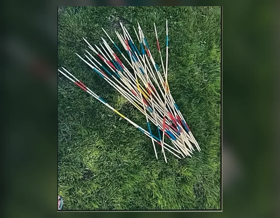 Mikados géants en bois