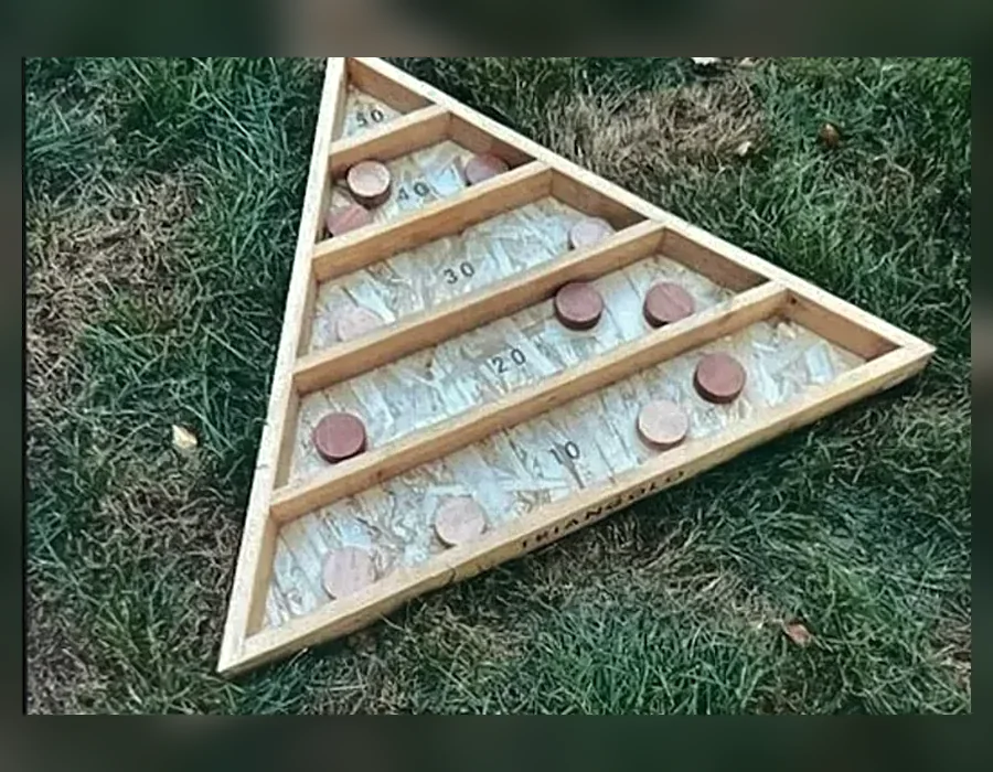 Jeu Triangolo artisanal en bois